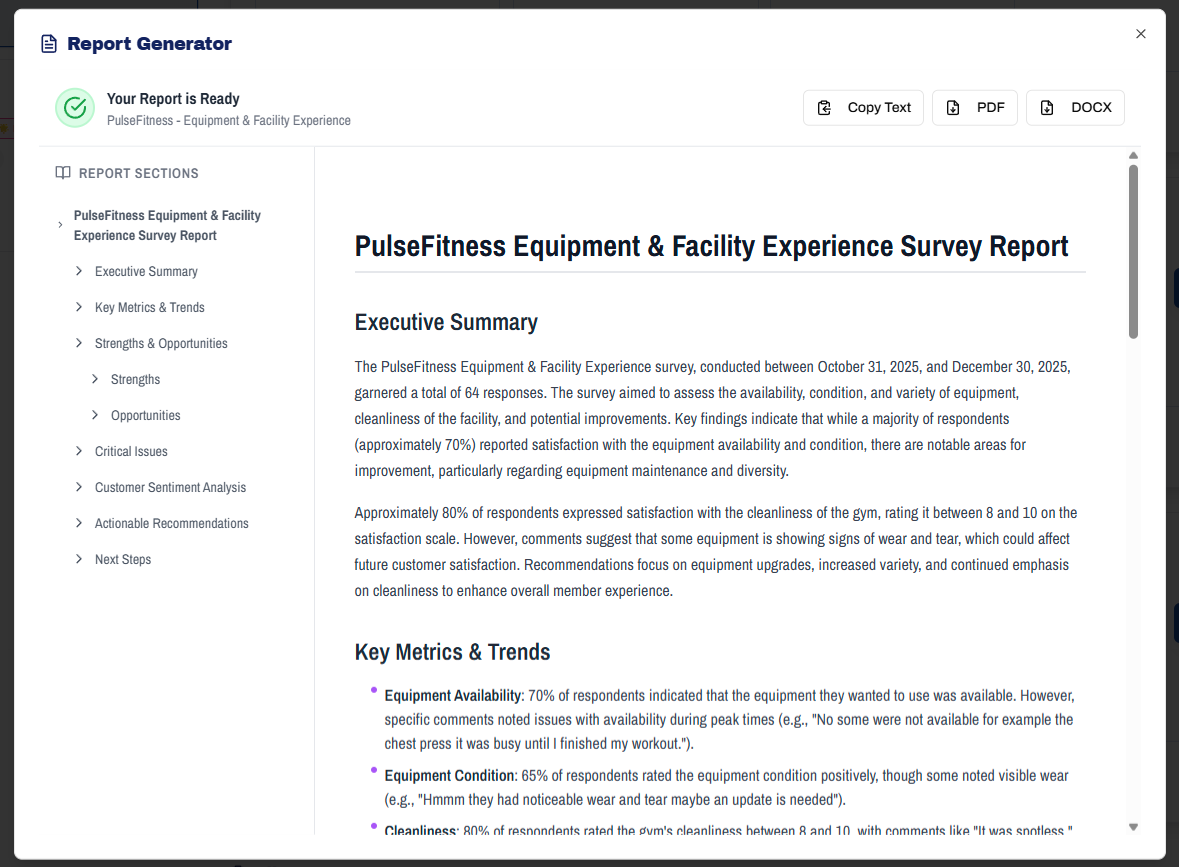RocketSurvey - Screenshot 4 showing product features and functionality