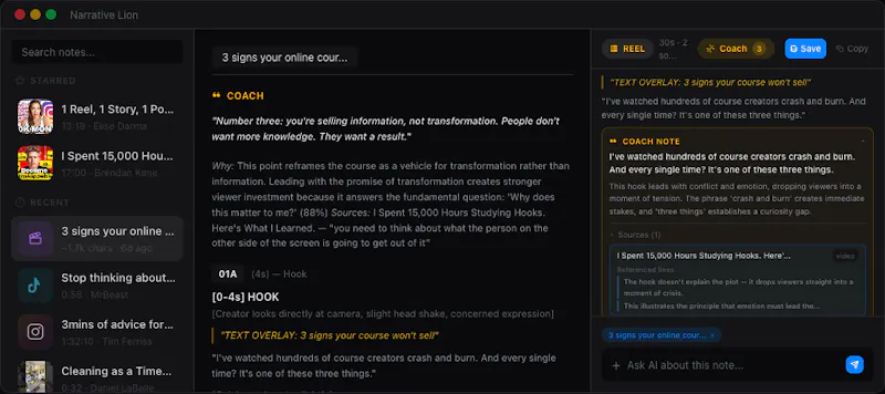 Narrative Lion screenshot 4