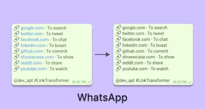 Link transformer gallery image