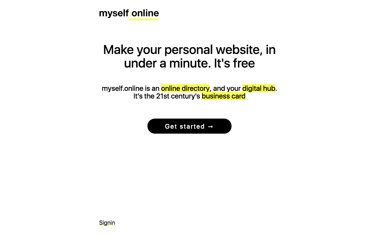 myself.online gallery image