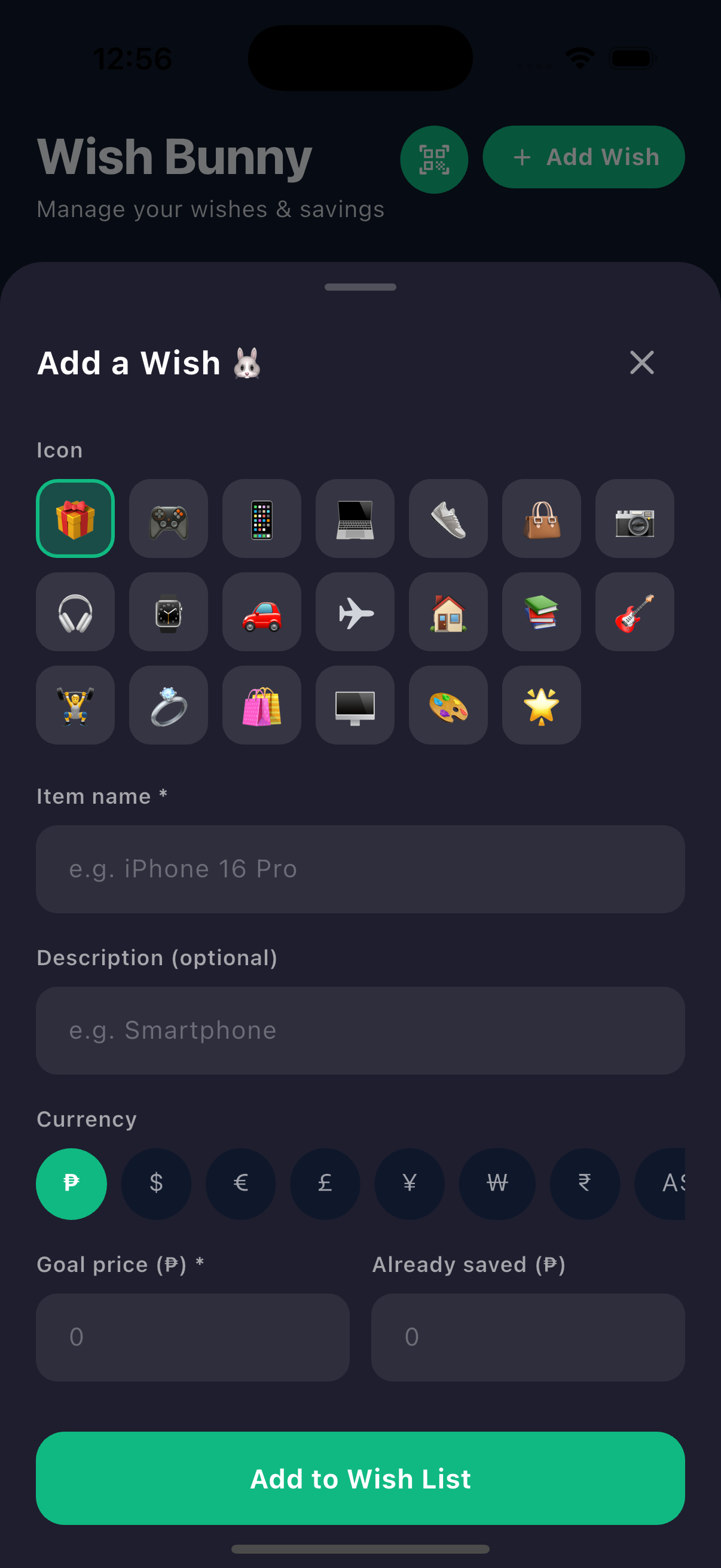 Wish Bunny — Build your savings habit gallery image