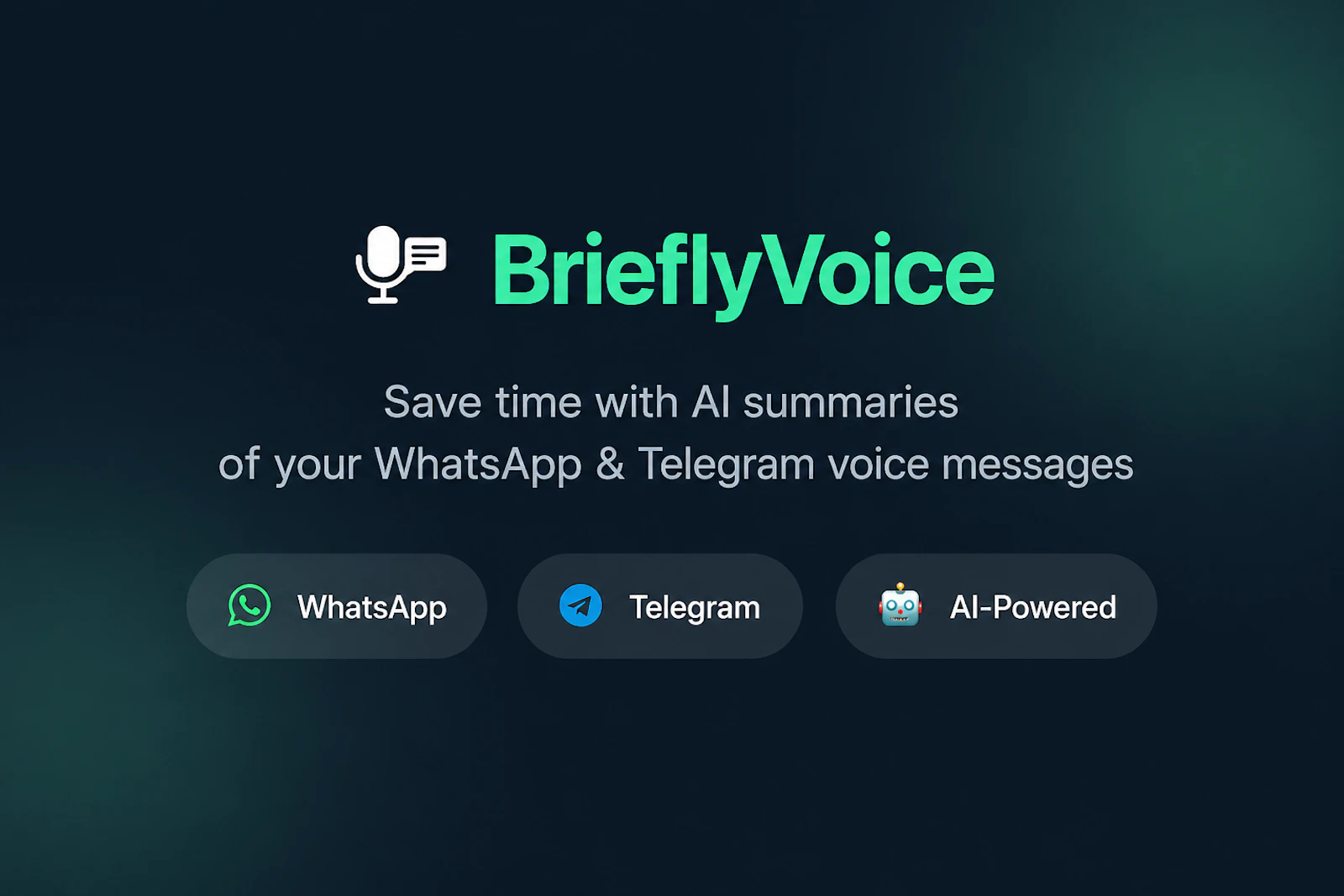 BrieflyVoice screenshot 1