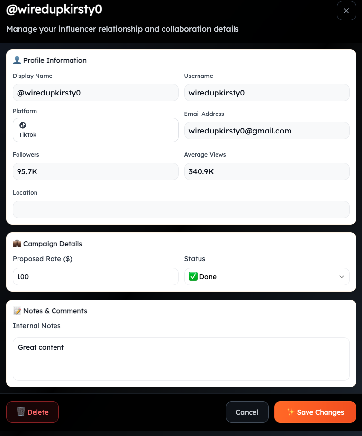 CRM for Managing Influencers - IRM - Influencers Relationship Manager by topyappers.com media 4