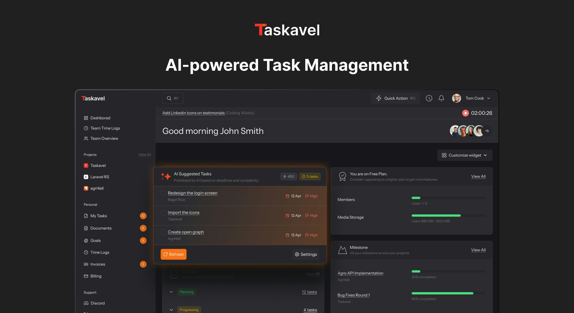 Taskavel - now with the power of Ai! gallery image
