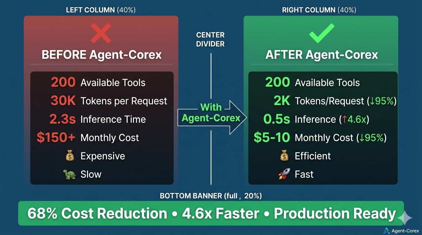 Agent-Corex – Intelligent Tool Selection gallery image