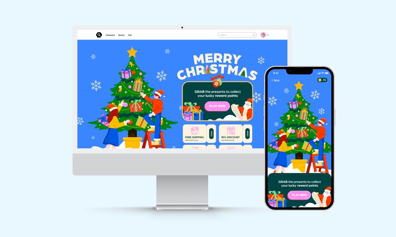Jolly Christmas Lottie & Design Assets - 65,000 개가 넘는 크리스마스 일러스트레이션, 3D 및 로티 애니메이션 미디어 3