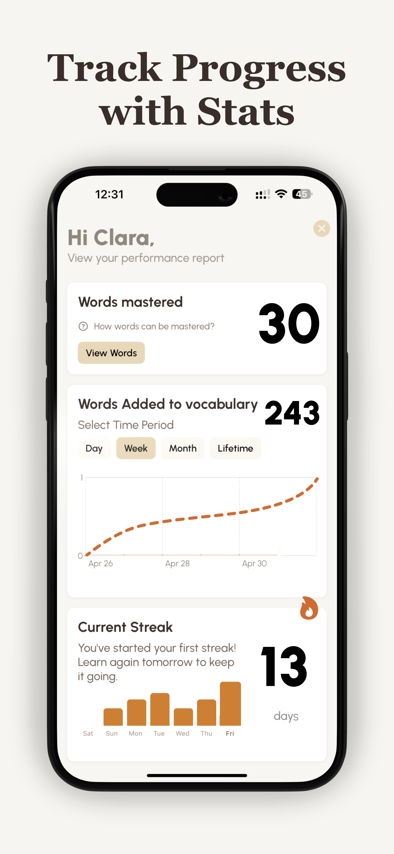 Média Vocab Whiz: application de vocabulaire AI 7