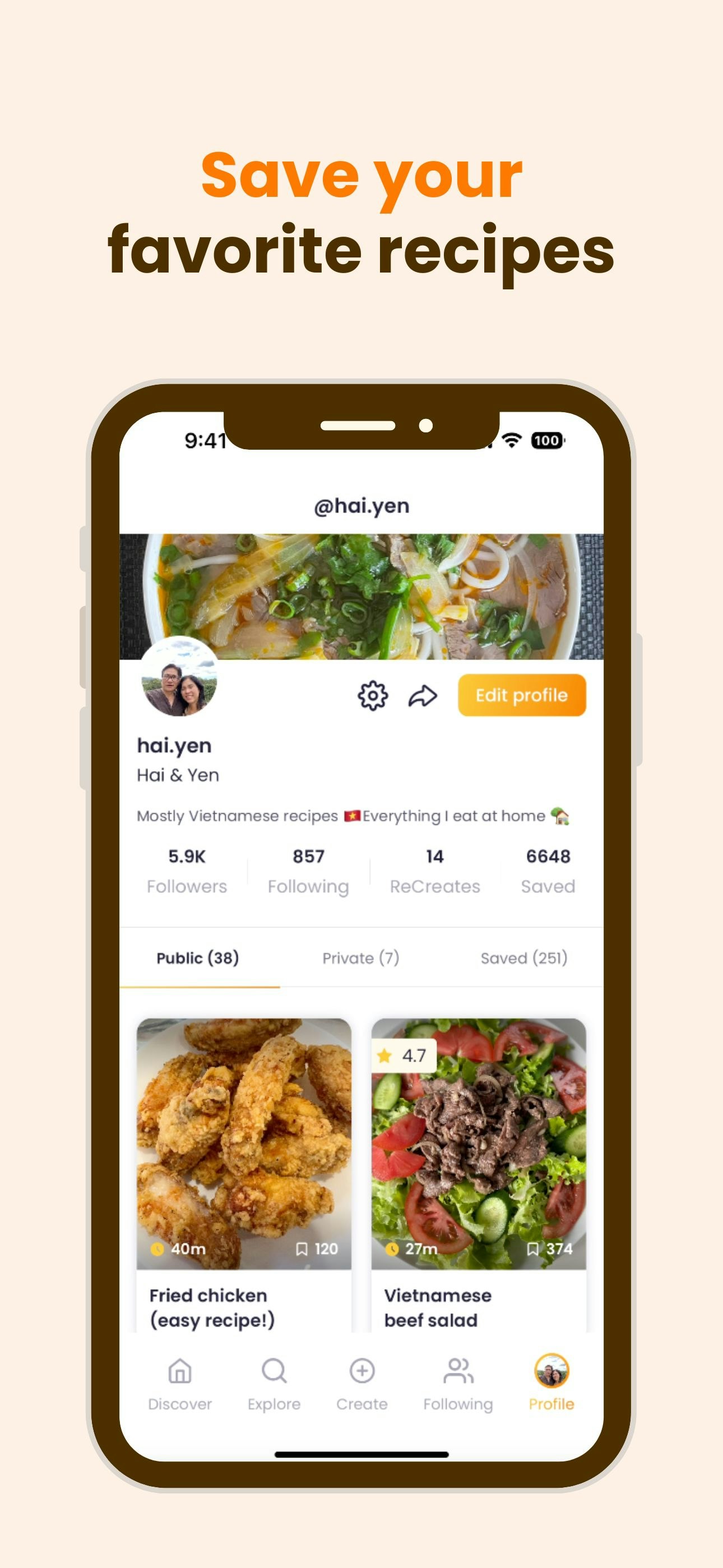 Afnemen - Ultieme kookapp om recepten op te slaan en te delen met vrienden media 2