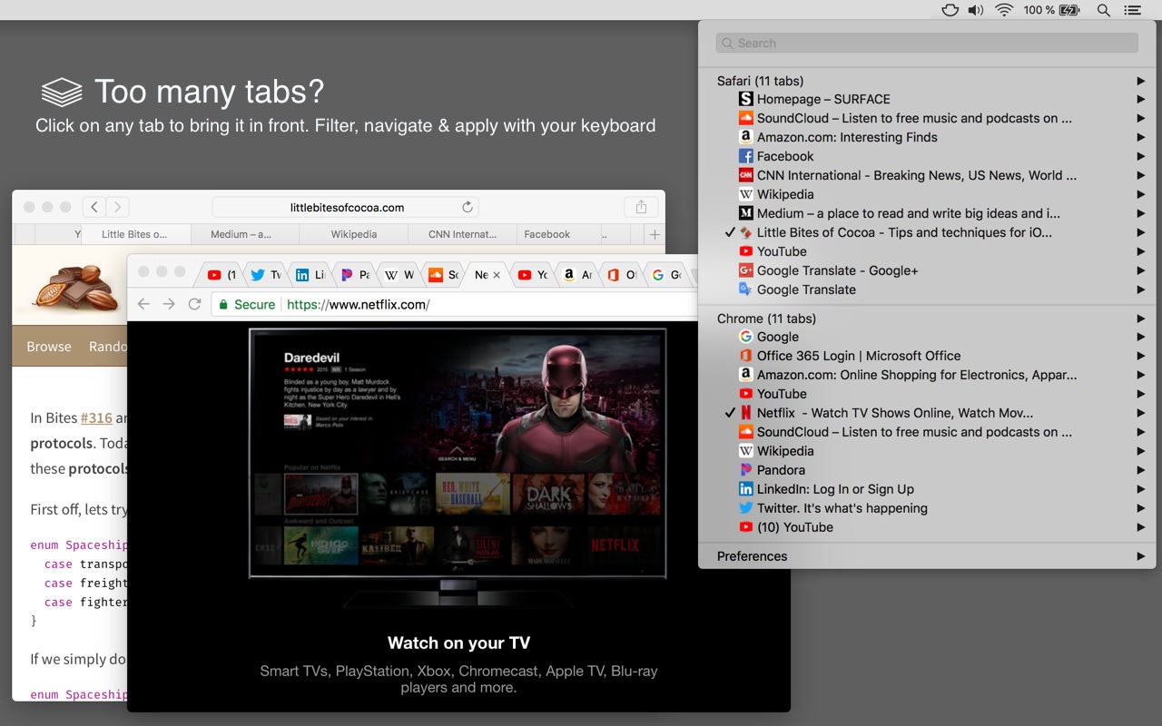 Tab Switcher gallery image