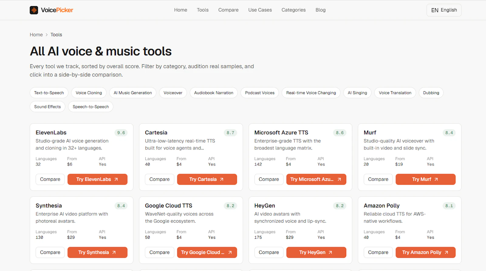 VoicePicker screenshot 1