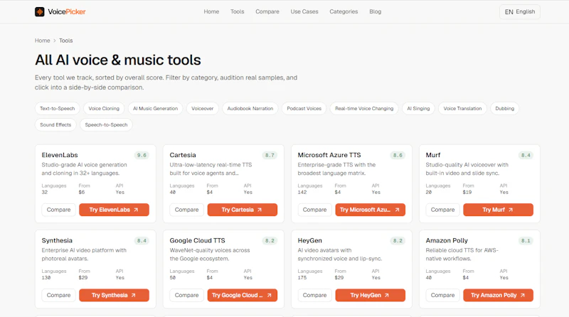 VoicePicker screenshot 1
