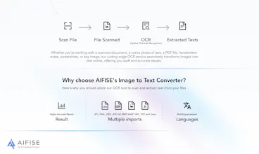 Image to Text - OCR with AIFISE AI gallery image