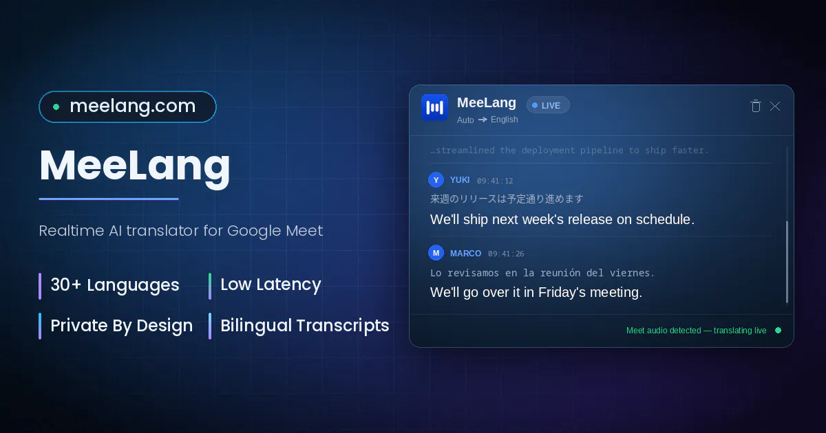 MeeLang gallery image