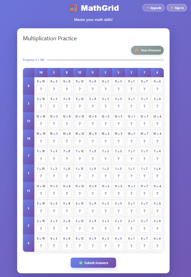 MathGrid gallery image