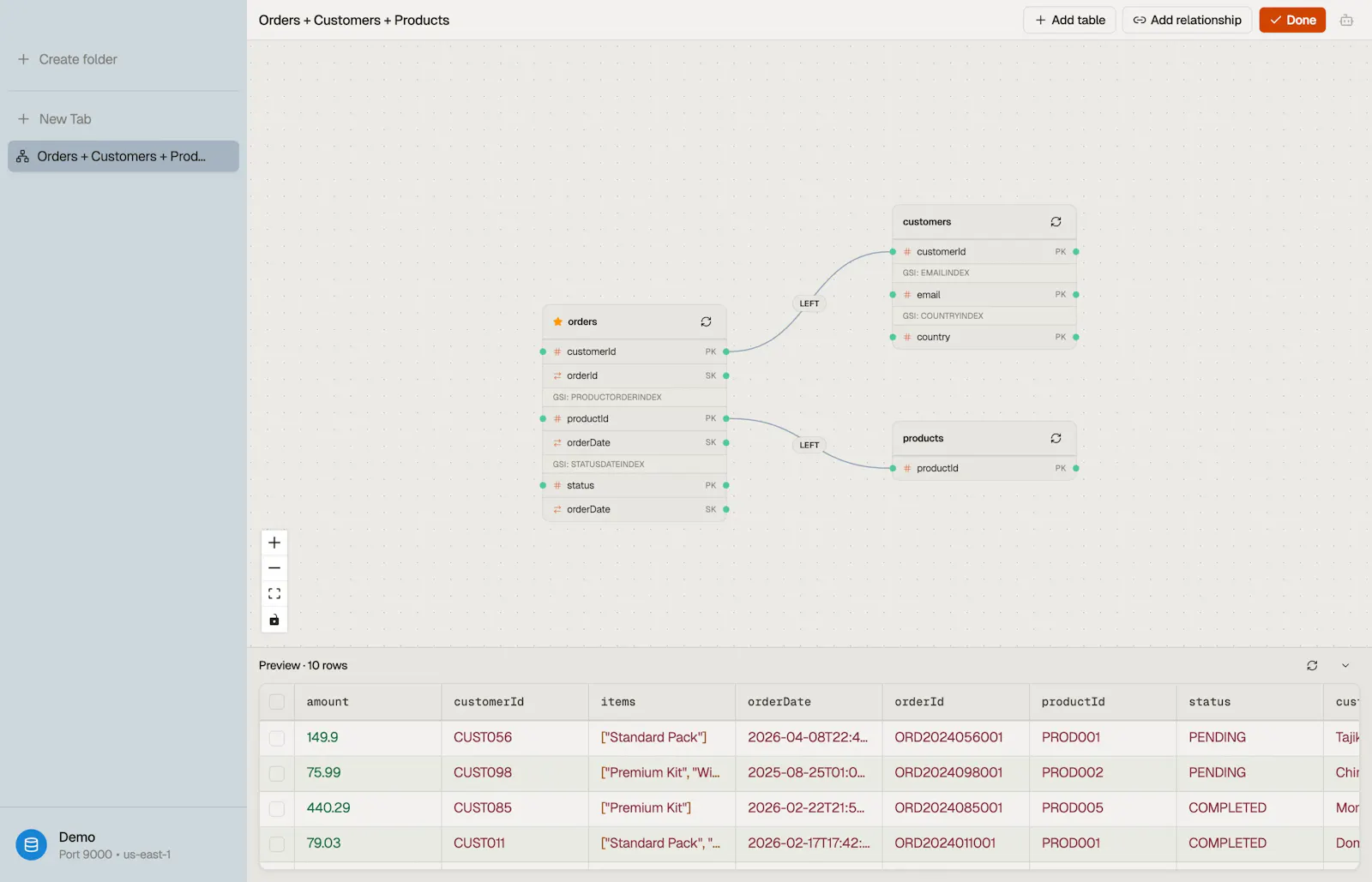 DynoTable screenshot 3