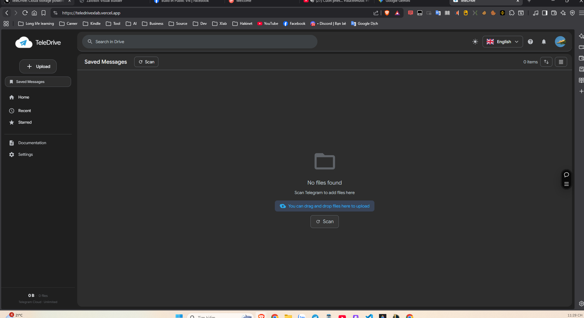 TeleDrive - Screenshot 2 showing product features and functionality