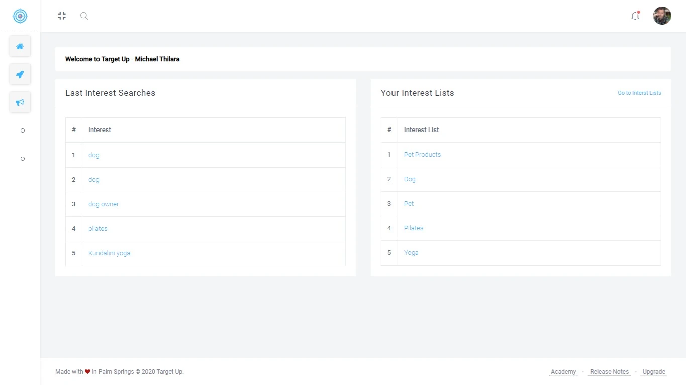 Target Up | Hidden Interest Finding Tool gallery image