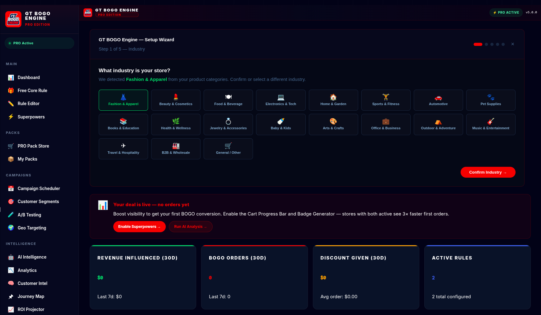 GT BOGO Engine - AI BOGO Intelligence gallery image