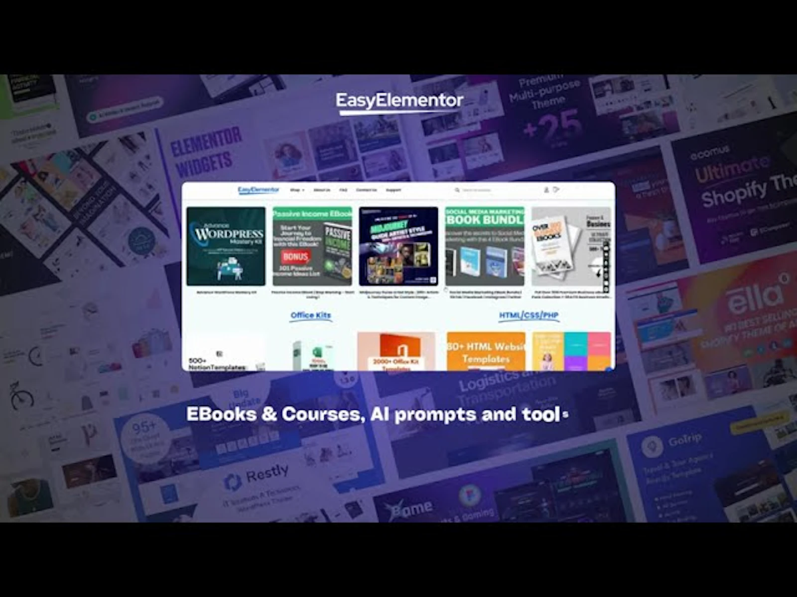 EasyElementor screenshot 1 (video preview)