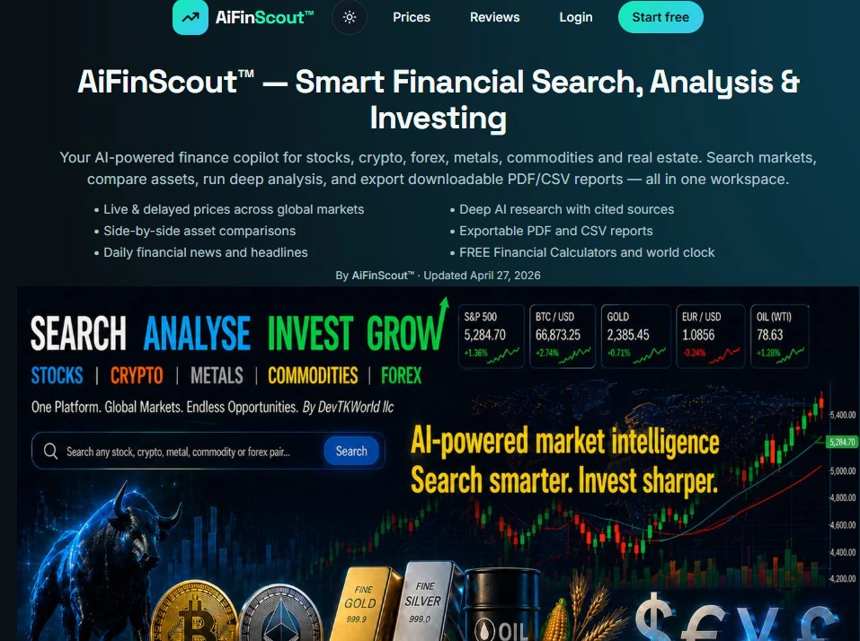 AI Market Intelligence That Pays Off logo