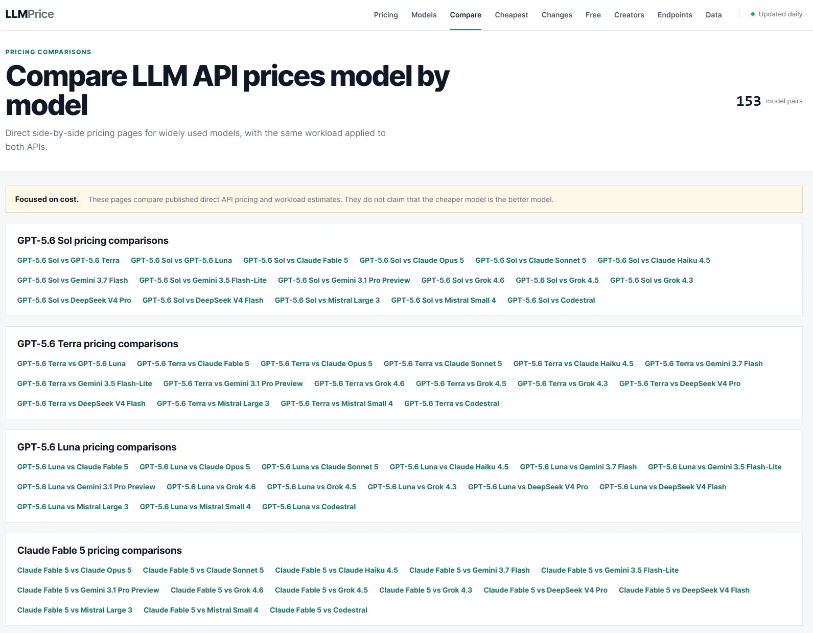 LLMPrice gallery image
