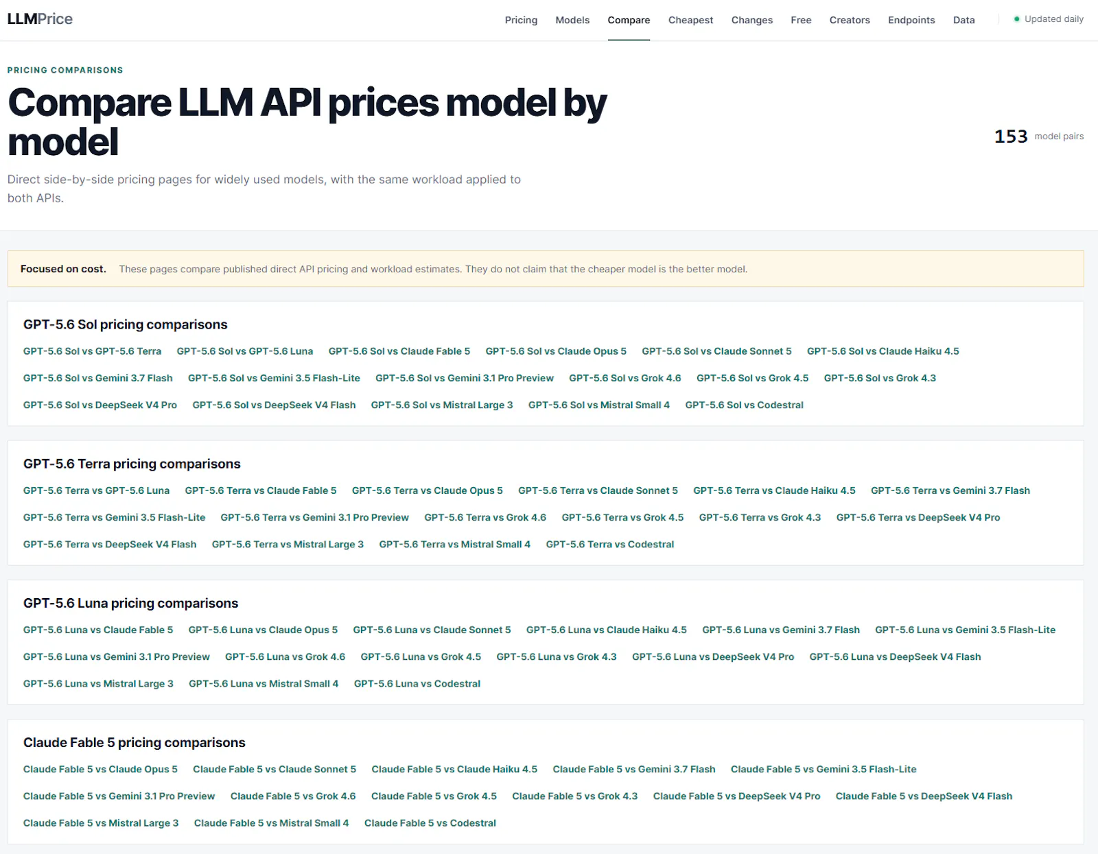 LLMPrice screenshot 3