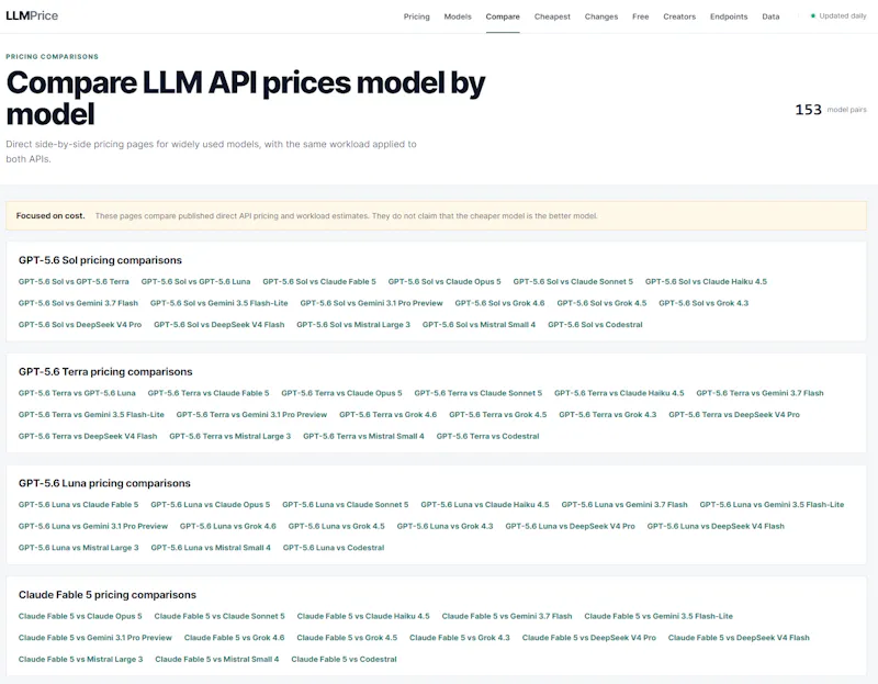 LLMPrice screenshot 3