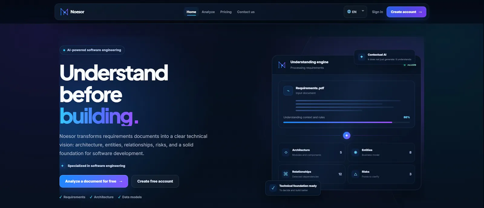 Noesor screenshot 1
