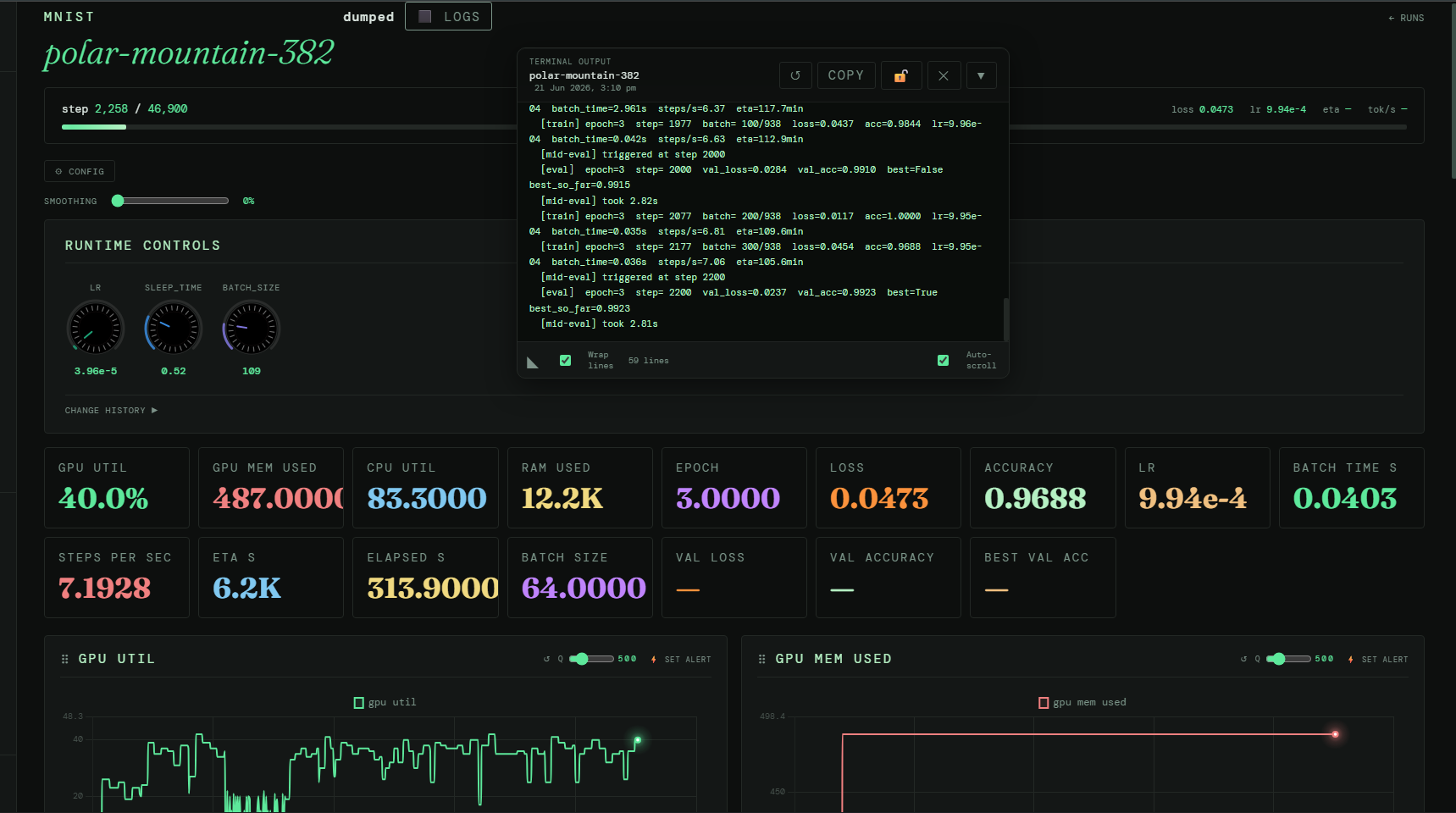 Runlog — ML Training Monitor gallery image