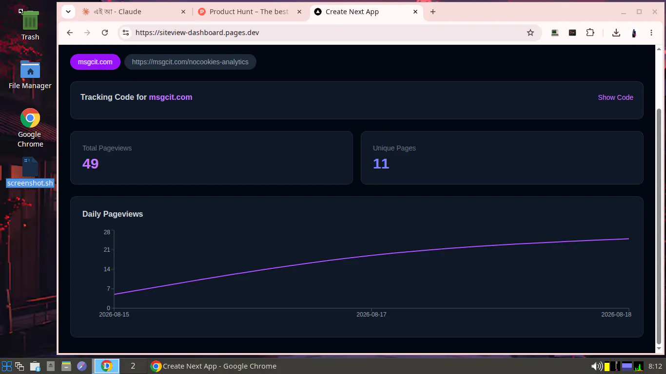 NoCookies Analytics gallery image