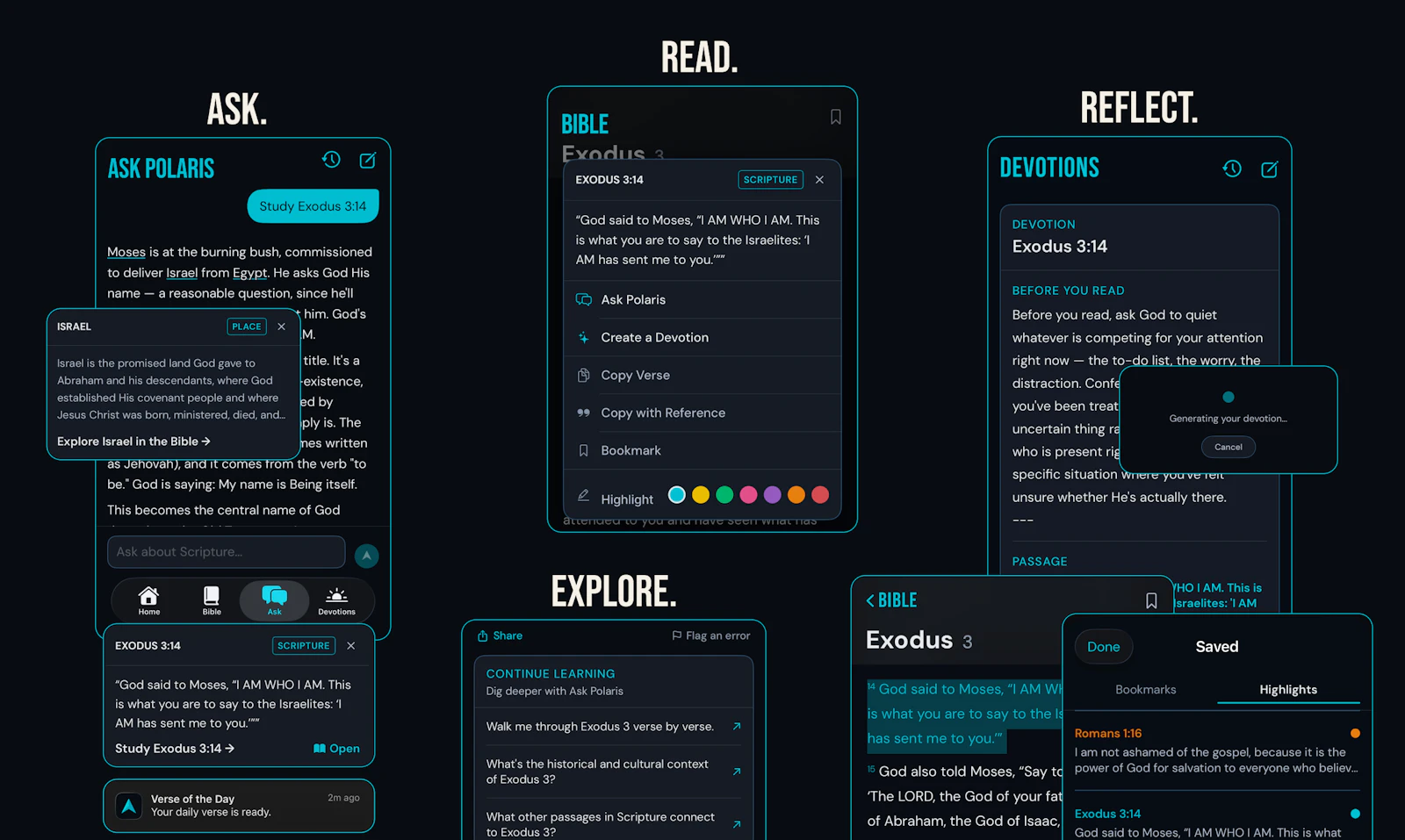 Polaris Bible iOS app launch screenshot 4