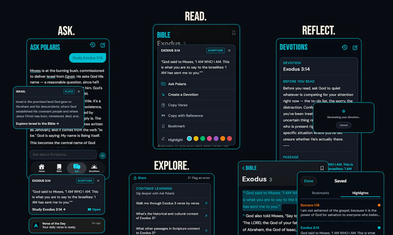 Polaris Bible iOS app launch screenshot 4