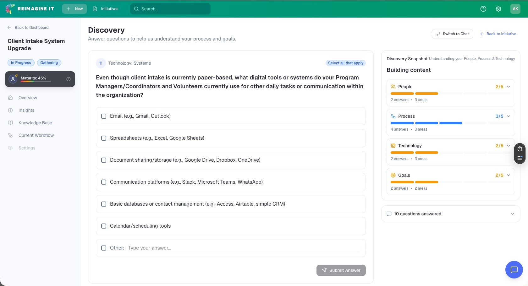 Reimagine It - Screenshot 3 showing product features and functionality
