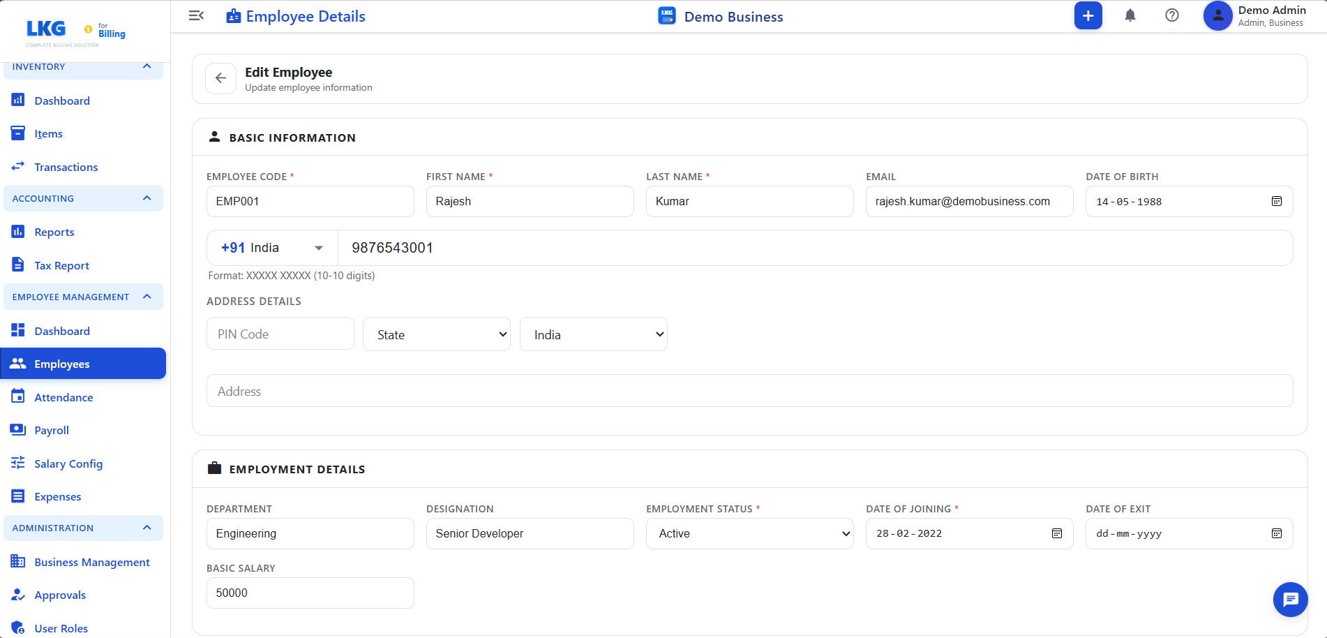 LKG for Billing gallery image
