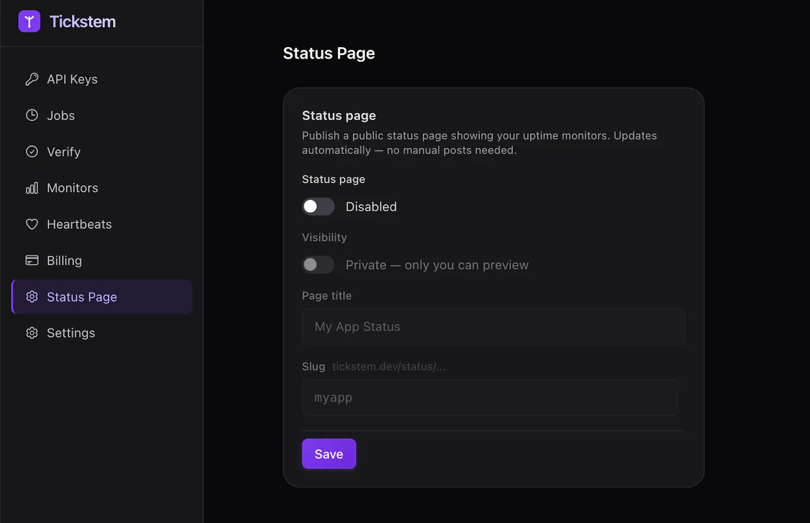 Tickstem screenshot 3