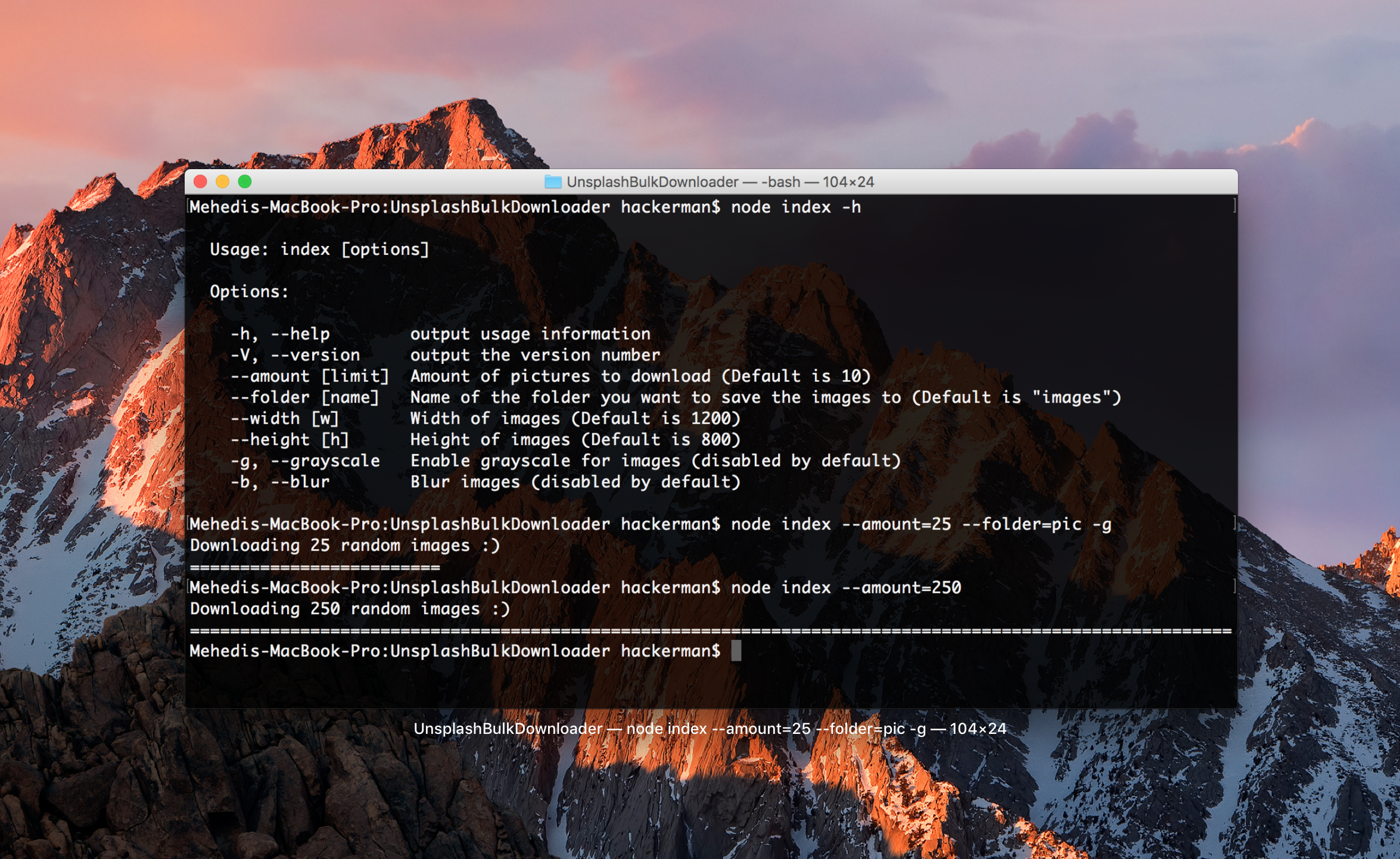 Unsplash Bulk Downloader Image