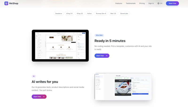 Meshop screenshot 2