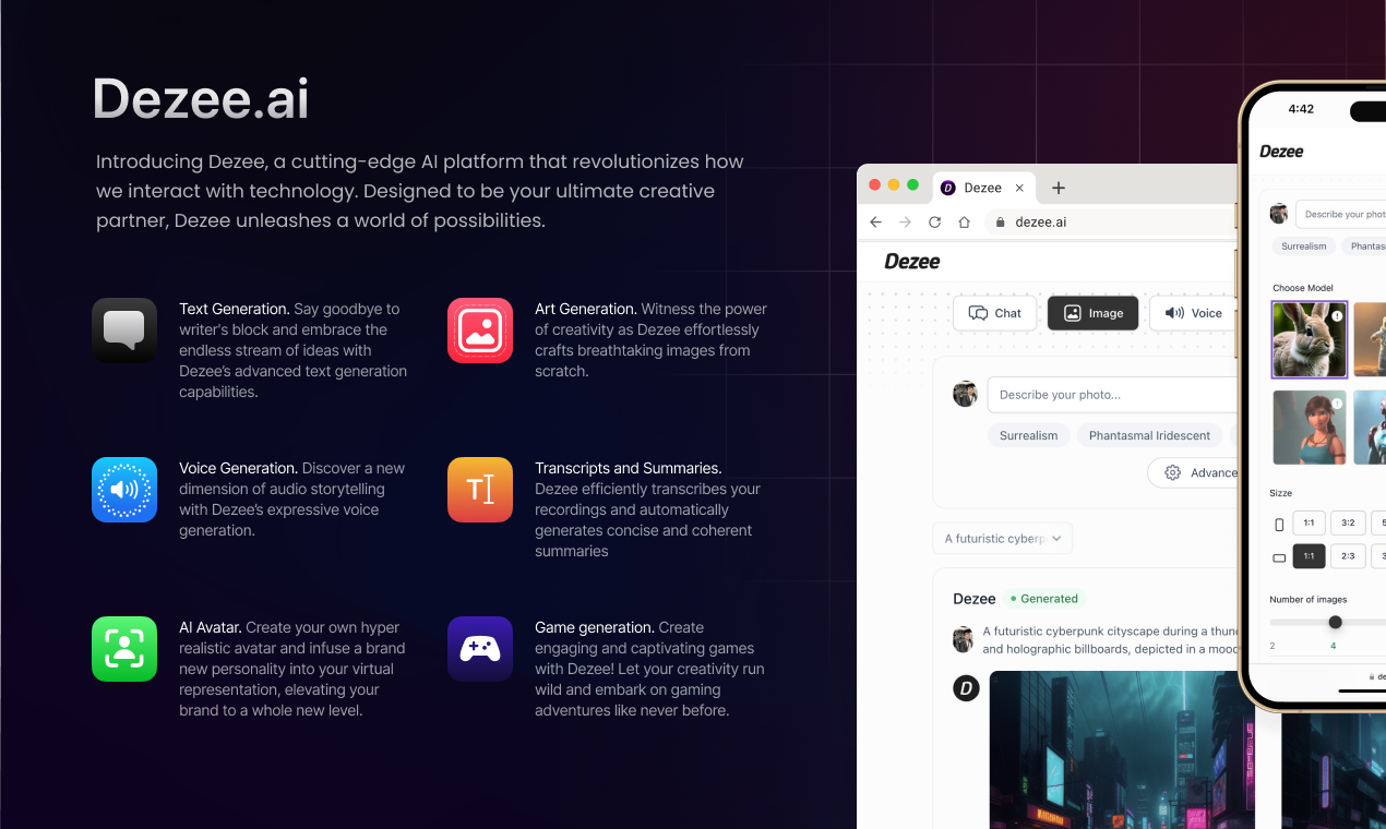 startuptile Dezee-Your ultimate AI creative partner