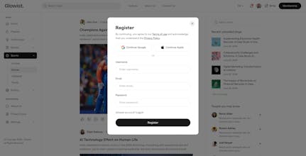Glowist: Blog Website Template HTML gallery image