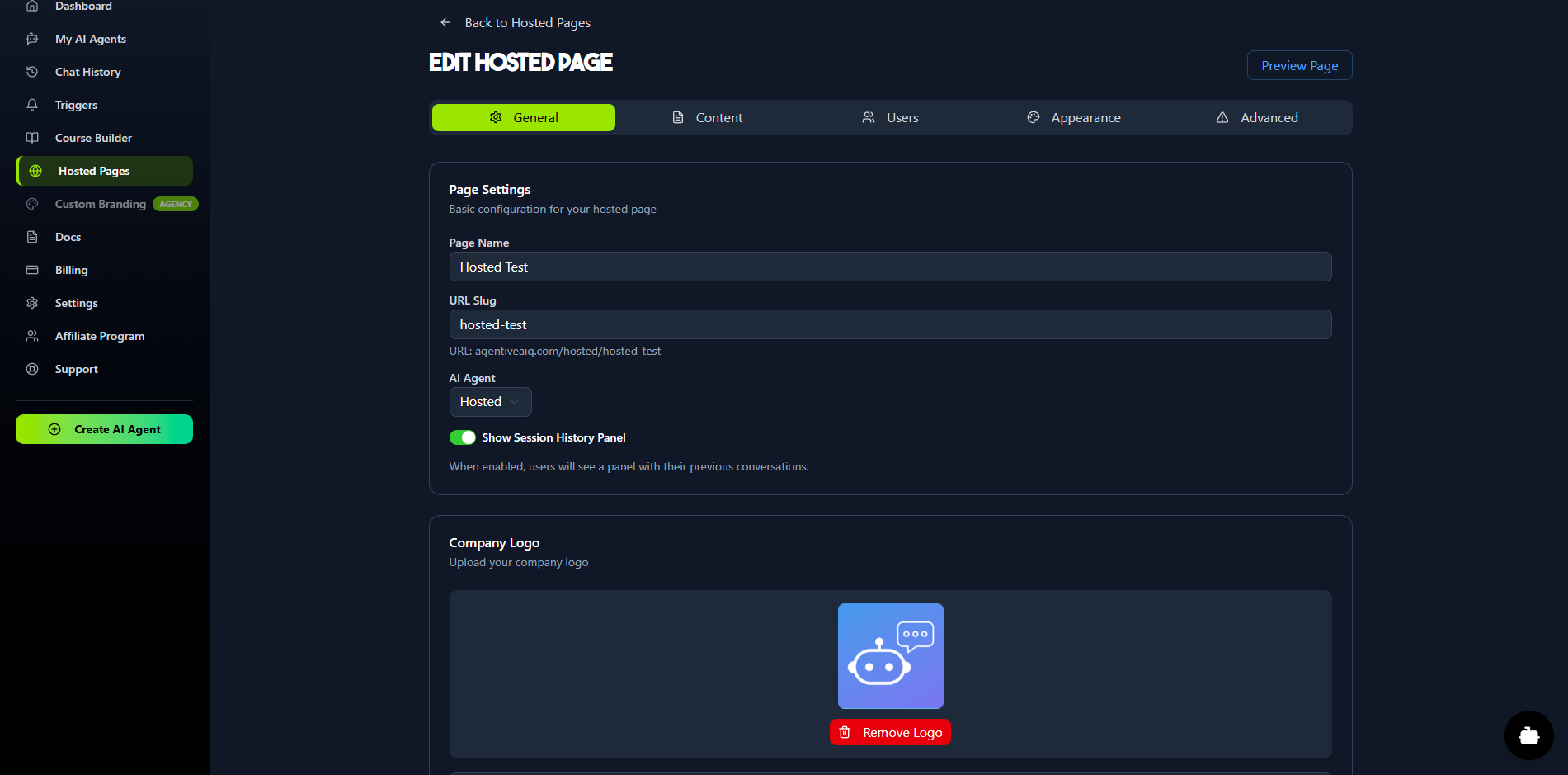 AgentiveAIQ - Screenshot 3 preview