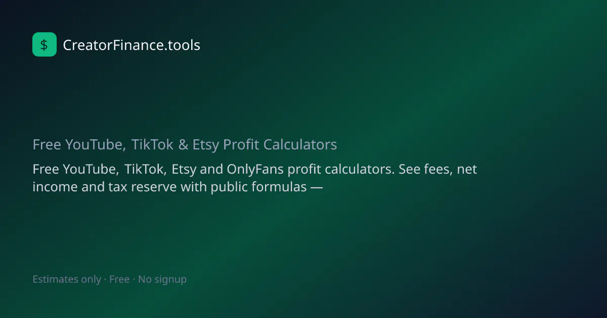 CreatorFinance.tools gallery image