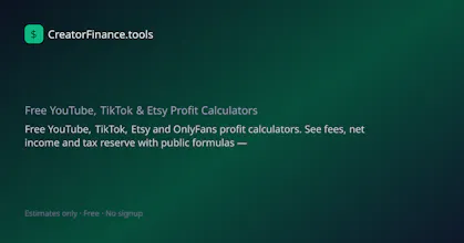 CreatorFinance.tools gallery image