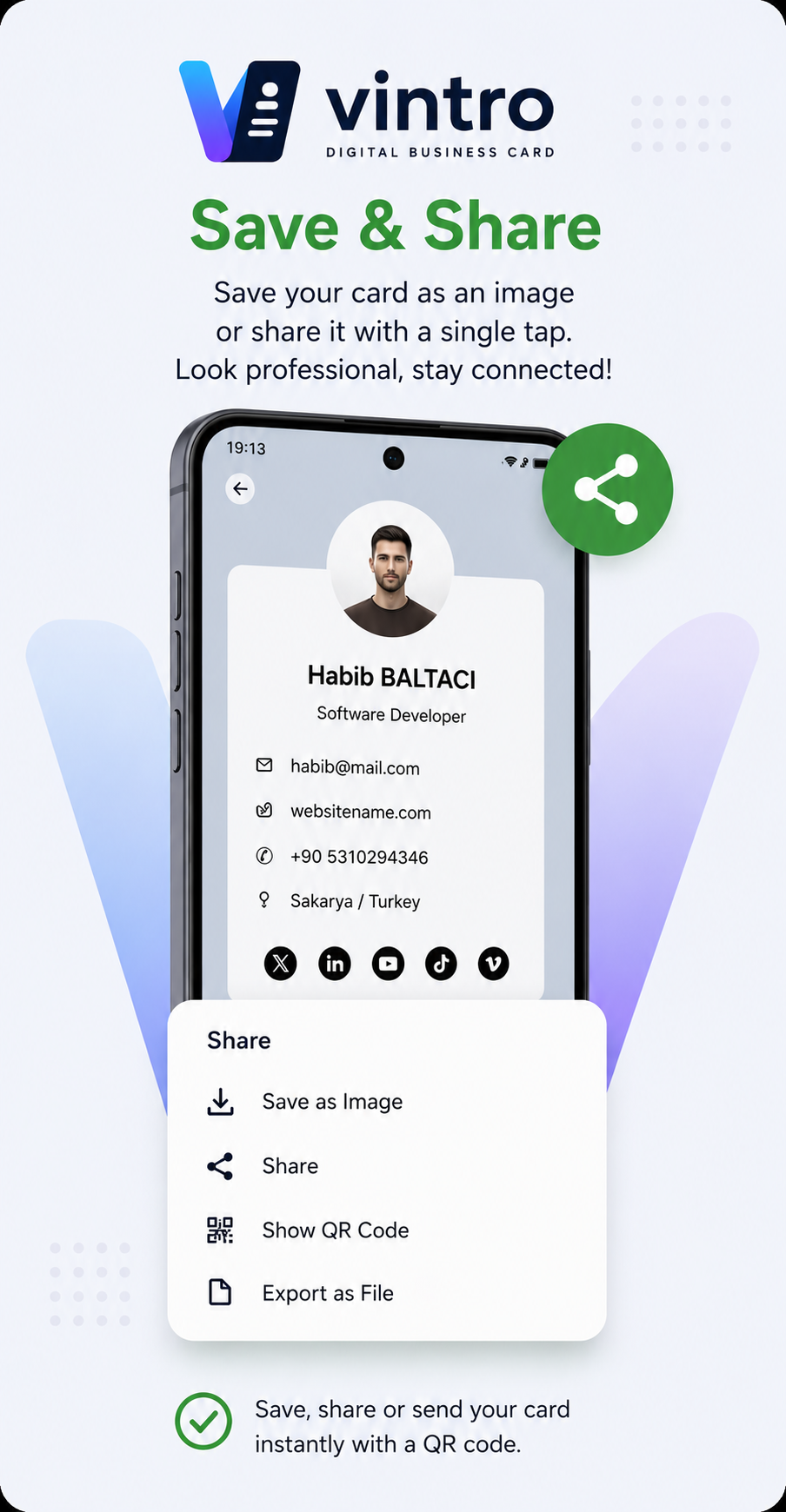 vintro - Digital Business Card gallery image