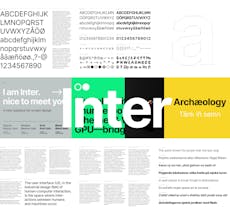 The Inter font family gallery image