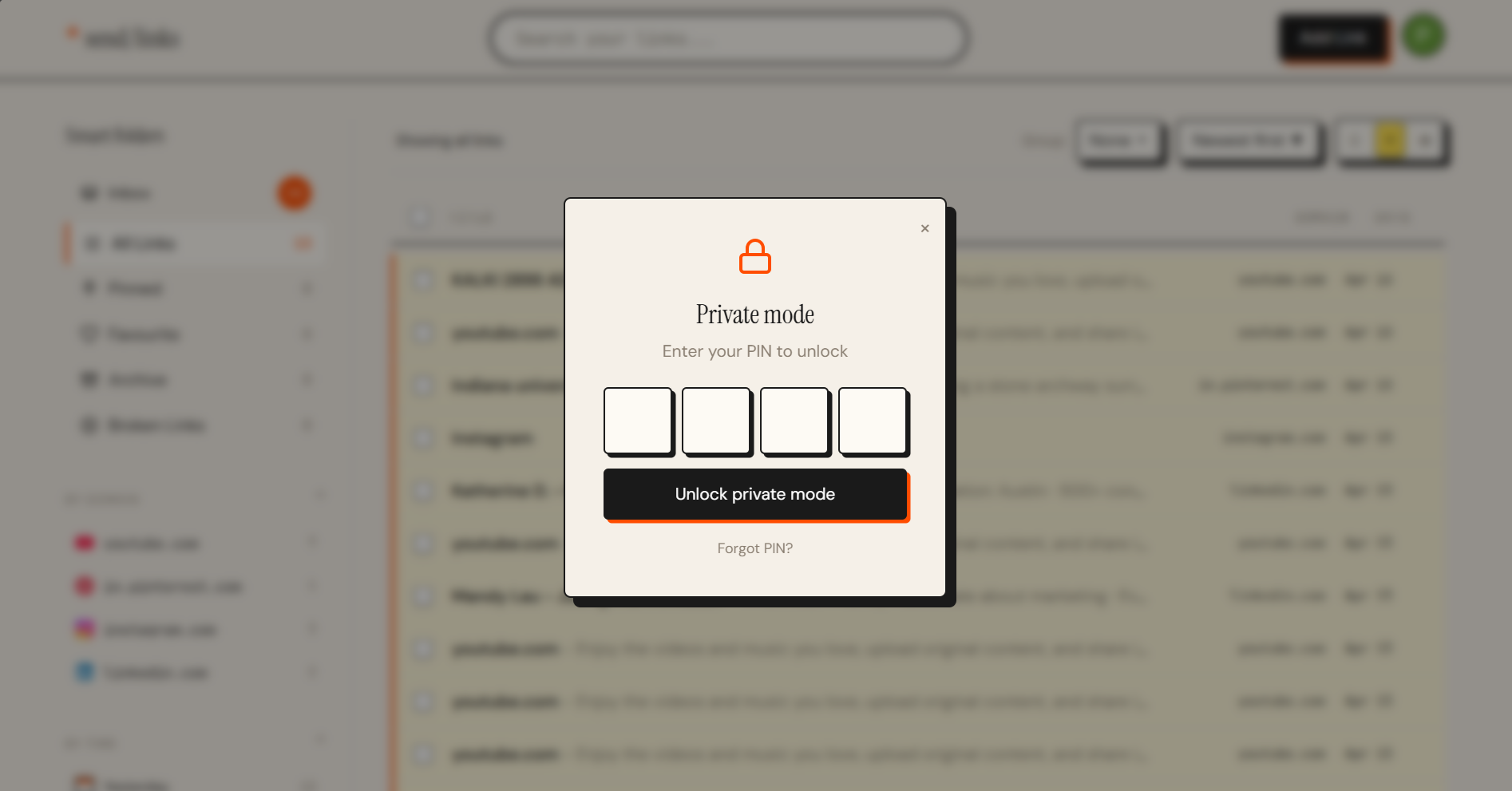 send/links gallery image