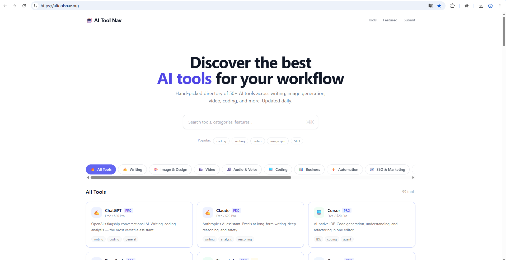 AI Tool Nav gallery image
