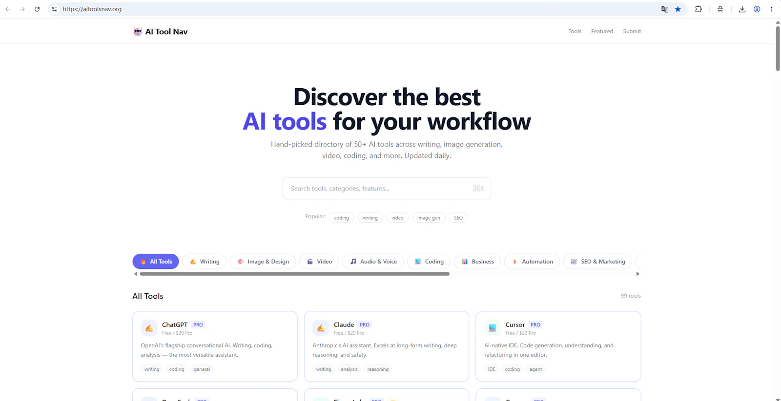 AI Tool Nav screenshot 2