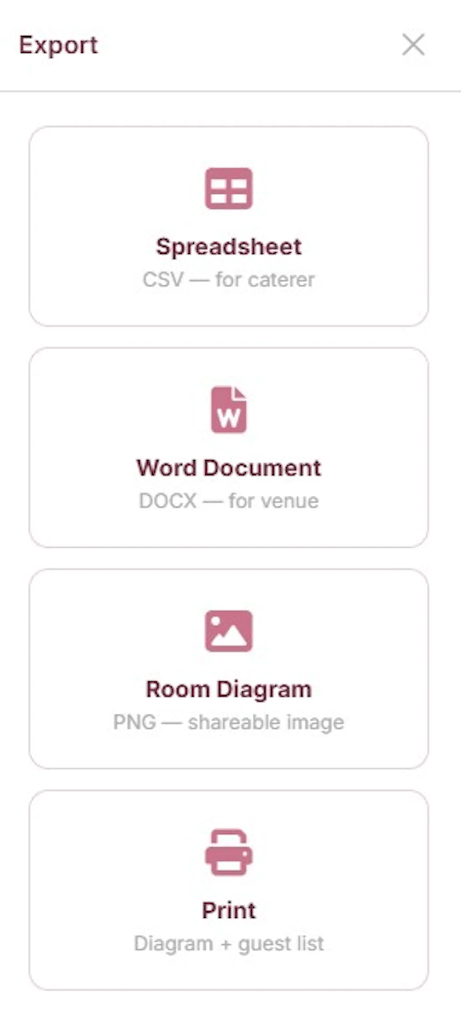 Wedding Table Planner - Seating Planner screenshot 2