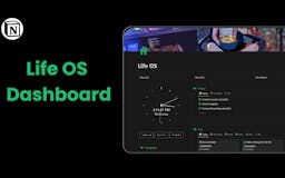 Life OS Dashboard  media 1