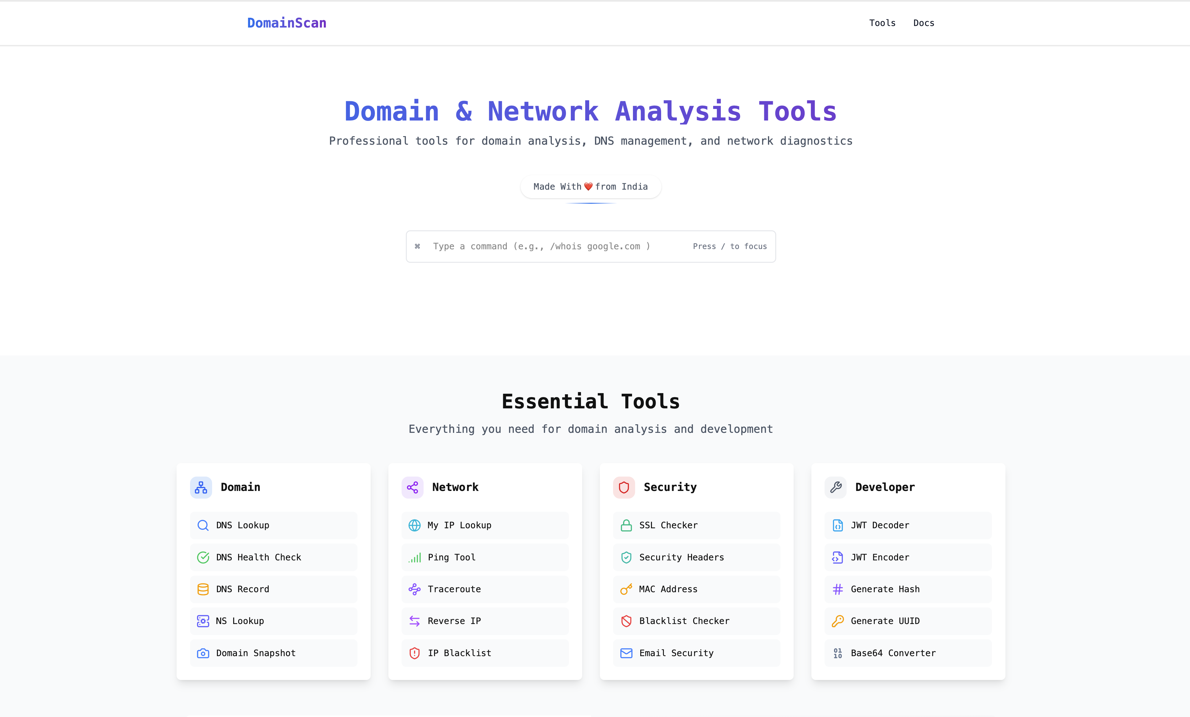 DomainScan AI screenshot 2